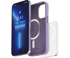 SBS Puro Icon Mag MagSafe Silikoninis dėklas Apple iPhone 14 Pro - Lavender