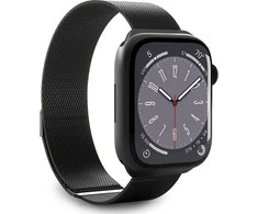 Puro ‘MILANESE’ apyrankė laikrodžiui Apple Watch 42-44-45-49m, juodos spalvos