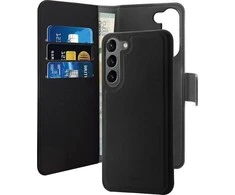 SBS Puro PURO Wallet Detachable - Dėklas 2w1 Samsung Galaxy S23+ (juoda)