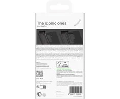 Puro Icon Mag silikoninis dėklas su MagSafe skirtas Samsung Galaxy S25 Ultra – juodos spalvos