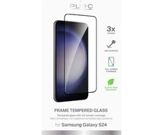 SBS Apsauginis stiklas Puro Frame Apsauginis stiklas su juodu rėmeliu Samsung Galaxy S25 / S24