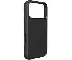 Puro Pure Icon Mag Pro Liquid Silicone dėklas skirtas Apple iPhone 17 Pro, MagSafe Compatible, with Camera Protection and Aluminum Mygtukai – juodos spalvos