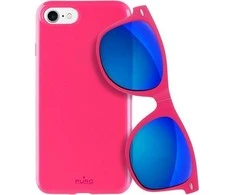 Dėklas Puro Sunny Kit Apple iPhone 7/8 + akiniai SE 2020 / SE 2022 rožinės spalvos IPC747SUNNYKIT1PNK