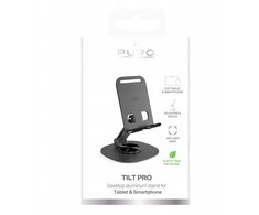 Puro Tilt Pro Aluminum Phone/Planšetė Stand – tamsiai pilkos spalvos