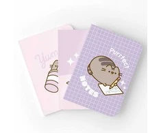 Pusheen – A5 formato užrašų knygelių rinkinys iš Moments kolekcijos (3 vnt.)
