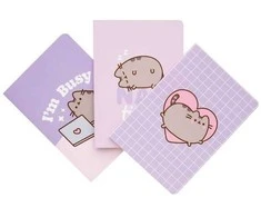 Pusheen – A6 formato sąsiuvinių rinkinys iš „Moments Collection“ (3 vnt.)