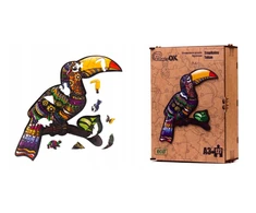 PuzzleOK Medinė dėlionė 127 vnt. - Tropinis tukanas