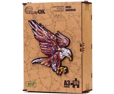 PuzzleOK Medinė dėlionė 125 vnt. - Erelis