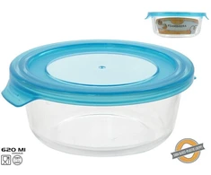 Apvali stiklinė pietų dėžutė 620 ml, 6 x 17 x 15,5 cm, KITCHEN&amp;GO