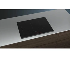 Siemens iQ500 ED751HSC1E, Juoda, Įmontuojama, 70 cm, Indukcinė kaitlentė su zonine funkcija, Stiklo keramika, 4 zona(-os)