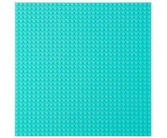 Lean Toys Konstruktoriaus plokštė - pagrindas šviesiai mėlyna 40x40 cm