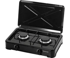 Ravanson K-02TB hob Juodas Countertop Gas 2 zone(s)