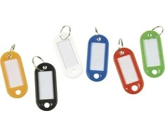 Q-Connect Q-CONNECT raktų žymės, 50x22mm, 100vnt, geltonos