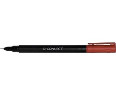 Q-Connect Žymeklis CD/ DVD 0.4mm S raudonas