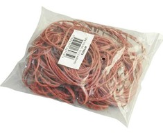 Q-Connect Gumytės 100g, 50mm, raudonos