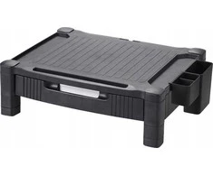 Q-Connect Q-Connect monitoriaus stovas, 43,4x33,6 cm, reguliuojamas aukštis, juodas