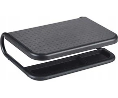 Q-Connect Q-Connect monitoriaus stovas, 38x29,5 cm, reguliuojamas aukštis, juodas