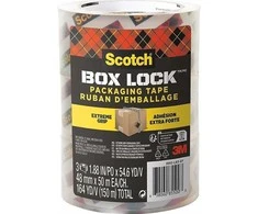 Q-Connect SCOTCH®Box Lock pakavimo juosta, 48mm x 50m, 3vnt., skaidri
