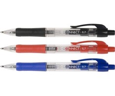 Q-connect rašiklis, 0,7 mm, raudonas
