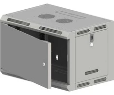 Q-Lantec pakabinamas 19" 9U (SW-9U- 600- 500- N-DMJ-OP- RP- B- S)