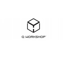Porceliano kauliukų rinkinys 7 vnt – Q-Workshop, mėlyni raštai, RPG
