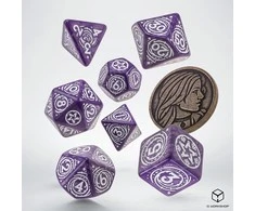 Q Workshop The Witcher Yennefer Kauliukų Rinkinys Levandų Ir Baltos Spalvos