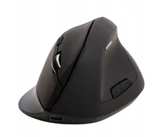 Pelė Q-Connect ergonomiczna belaidė pionowa Juodas (KF15115)