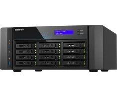 Serveris QNAP 12 skyrių 2,5 colio SATA visiškai „flash“ stalinio kompiuterio NAS
