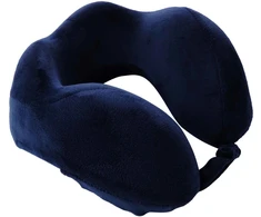 QNAP Mėlyna TRAVEL Mėlynas PODUSZKA Z PIANKI MEMORY TRANQUILITY NAVY