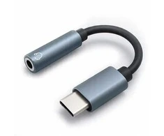 Qoltec USB-C adapteris su 3.5 mm jungtimi 10 cm aliuminis