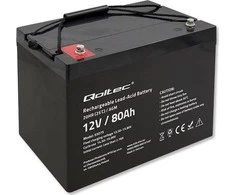 QOLTEC 53075 AGM baterija 12V 80Ah