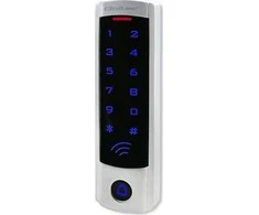 QOLTEC 52445 Kodinė spyna DIONE su RFID skaitytuvu Kodų kortelės rakto pakabukas Durų skambučio mygtukas IP68 EM
