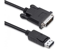 QOLTEC 50364 DisplayPort Cable DVI 24+1 male 1,8m