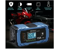 Qoltec mikroprocesorinė 12V 15A įkroviklio stotelė