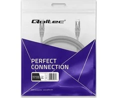Qoltec FTP kabelis Patchcord CAT5e 2xRJ45 1m auksuotas