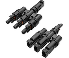 QOLTEC 52600 saulės kolektoriaus jungtis / MC4 jungtis / tipas T / 1000V / 30A