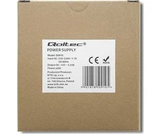 Qoltec DIN bėgelio maitinimo šaltinis 40W 12V 3.33A baltas plonas