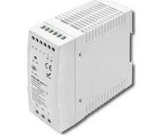 Maitinimo šaltinis skirtas bėgiams din 60w 12v 5a baltas plonas Qoltec