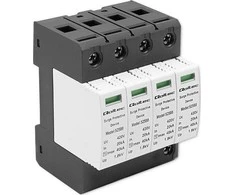 QOLTEC 52588 kintamosios srovės viršįtampio iškroviklis / 4P / 420V / T2 / BC