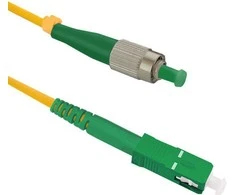 Qoltec FC/APC – SC/APC šviesolaidinis pataisos laidas | Vienmodis | 9/125 | G652D | Simplex | 15m