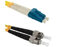 Qoltec Optinio pluošto kabelis LC/UPC - ST/UPC 5m