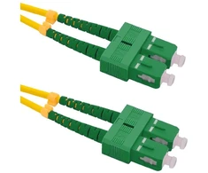 Qoltec Optinio pluošto kabelis SC/APC duplex 120m