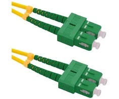 „Qoltec“ optinis jungiamasis laidas SC / APC-SC / APC SM 9/125 G652D 5 m (54009)