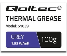 QOLTEC 51639 Qoltec Termopasta 1,93 W/mK 100g pilkas