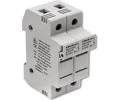 QOLTEC 52584 Saugiklio pagrindas Nuolatinės srovės saugiklis / 2P / 1000V / 30A / 10x38 / saulės