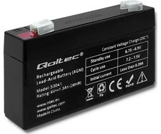 QOLTEC 53041 Baterija AGM 6V 1.3Ah max.0.39A