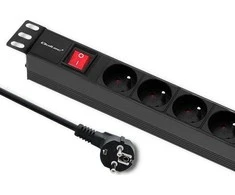 QOLTEC 54470 Maitinimo juostelė RACK spintelėms 1U 16 PDU 6xFRENCH 2m