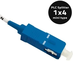 Qoltec PLC skirstytuvas 1x4 SC/PC G.657A Singlemode 0.9mm