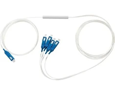Qoltec Splitter 1x4 | SC/PC - SC/PC | G.657A | Singlemode | 0.9 mm