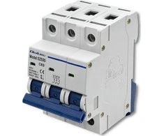 QOLTEC 52595 Viršsrovių grandinės pertraukiklis C63 / Saugiklis / AC / 63A / 3P